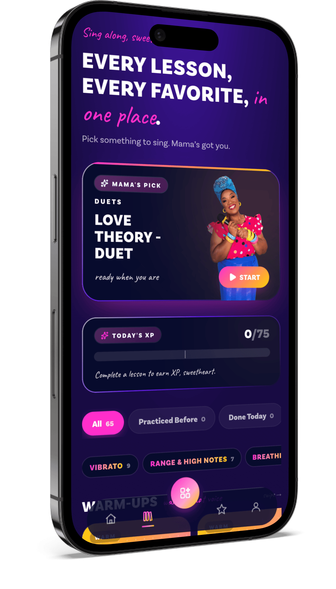 Sing on the Go — every lesson, every favorite, in one place